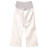 アビックス アルゴヴィア お腹らくちんワイドパンツ S ホワイト ストレッチツイル 375449