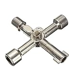 新しい到着4 ウェイ クロス レンチ スパナ用電気ガス食器棚メーター ボックス ラジエーター