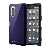 エレコム Xperia 5 ケース TOUGH SLIM 耐衝撃×薄軽 [エアークッションで衝撃吸収] ネイビー PM-X5TS2NV