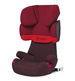 Cybex Silver Solution X-Fix Toddler Car Seat Group 2/3 (Rumba Red/ Dark Red) by Cybex