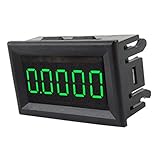 Dovewill 電圧表示　メーター　DC 3.5-30V　5桁　デジタル　電流計　４色　アンペア　ミニ - 緑