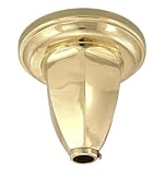 B & Pランプ真鍮器具キャノピー、3 / 4 " i.d.センタースリップリング、ポリッシュ& Lacq。