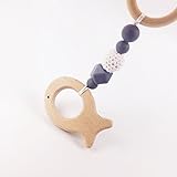 【木育】噛むことが好きな ペンダント 動物型 さかな