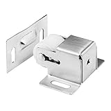 Slide-Co 164527 Cabinet/Closet Door Roller Catch, Satin Nickel [並行輸入品]