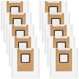 Eufy e25用 ダストバッグ Omni C28/3-in-1 E20/Omni E25/e28 Omni 交換部品 Ag+銀イオン加工 4層構造 使い捨て紙パック 非純正品【10枚入り】