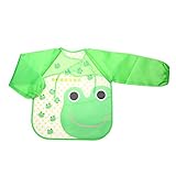 domybest ベビー服　長袖Ｔシャツ　防水　レインコート　子供　キッズ　水遊び　水上活動　海　プール　可愛い　男女兼用　トップス (E)
