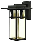 Hinkley Lighting 2325OZ-LED Manhattan Outdoor 1-Light Lantern, Oil Rubbed Bronze [並行輸入品]