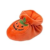 B Blesiya 全3サイズ　ユニセックス ベビー ハロウィン カボチャ シューズ 靴 　コスチューム　写真 - オレンジ, 12cm