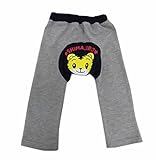 しまじろう ミニ裏毛 モンキーパンツ ベビー服 (03グレー/80cm)