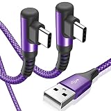 USB-C to USB-A ケーブル1m【PD& QC3.0対応 3.1A急速充電】タイプc 充電ケーブル iPhone 16 15 Pro Max,アイホン15 16,iPad Prousb c機器と互換性があり-purple