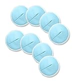 Naturally Nature Nursing Pads Super Soft Bamboo , Contoured Baby Blue Color, 4 pairs for a total of 