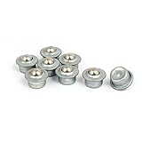 uxcell ボールベアリングキャスター 金属 ボールベアリング 31 x 23mm 360度 8個入り