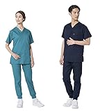 [ミズノ] スクラブパンツ 兼用ジョガーパンツ【ストレッチ/吸汗速乾】 医療白衣 MZ0121 ブラック M