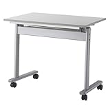 フォールディングテーブル FTE-7545ライトグレー ライトグレー 750X450X700