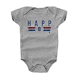 500レベルのIan Happ Baby Onesie – シカゴ野球ファンギア – Ian HappフォントB
