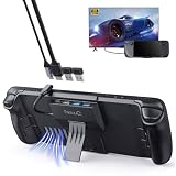 デスクトップおよびポータブルなSteam Deck Dock/Steam Deck OLED Dock：HDMI 2.0 4K @ 60H、2つのUSB-A 3.0、USB-C PD 100W最大、Stream Deck Dockスタンドベースアクセサリーを備えた4-in-1 USB C Dockです。他のUSB-CデバイスやPCにも対応しています