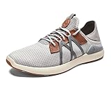 OLUKAI Men's Mio Li Shoe, Mist Grey/Poi, 9.5