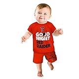 NCAA Boysショートパジャマセット レッド