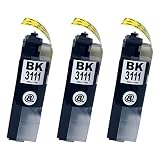 brother ブラザー LC3111 (BK/ブラック)【3本セット】 互換 インクカートリッジ 3111 純正と併用可能 (DCP-J572N J582N J577N J972N J973N J978N-B J978N-W J982N-B J982N-W MFC-J738DN J738DWN J893N J898N J903N J998DN J998DWN J981N)STAR JET製