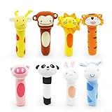 Lovely Animals Baby Rattlesおもちゃベビーギフト手Grasp Rattle、Pig