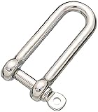 TRUSCO(トラスコ) ロングシャックル ステンレス製 D寸法4mm (1個=1袋) TLNS-4