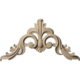 Ekena Millwork onl08 X 08 X 00moal Medium Moniqueコーナー 8-Inch x 8-Inch x 3/4-Inch ONL08X08X00MOLW 1