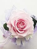 【フローラルビジョン】★華やか開花ローズ★【プリザーブドフラワー リボン コサージュ】お洋服に穴をあけないマグネットピン仕様