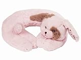 Bearington Bear Wiggle Pink Puppy Travel Pillow [並行輸入品]