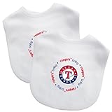 Baby Fanatic Team Color Bibs, Texas Rangers, 2-Count by Baby Fanatic [並行輸入品]