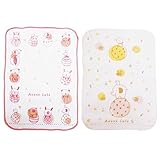 546712/モンスイユ/[Anano cafe]ＡＣ.ベビー汗取りガーゼ（ピンク）/アナノカフェ/キッズ/ベビー/タオル/ハンカチ/ギフト/プレゼント