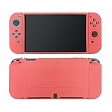 Ryo YXL Switch 有機EL 対応 保護 ケース Joy-Con カバー 分離式 3点セット スイッチ 有機ELモデル 専用 カバー 装着簡単 TPU ソフト 耐衝撃 switch有機EL スイッチ有機ELモデル 対応 ケース レッド