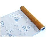 エルフ ベビー(Fairy Baby) 通気性 ベビー寝ござ 快適快眠 亜麻 (ブルー,60*120cm)