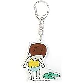 シナダグローバル ヨシタケシンスケ おしっこちょっぴりもれたろう アクリルキーホルダー 6×0.3×6cm キーホルダー 雑貨 絵本 グッズ YS-1002