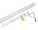 石膏ﾎﾞｰﾄﾞ専用ﾚｰﾙｾｯﾄ 650mm ﾙｰﾌﾟ式ﾜｲﾔｰ自在付 WRS-65A フクイ