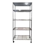 コーナン オリジナル システムラック5段 75W KMT18-7920 可動棚 幅74.5×奥行34.5×高さ155cm メタルラック