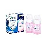 古典+ピンクの9オンスボトルツインパック (Avent) - Avent Classic+ Pink 9oz Bottle Twin Pack [並行輸入品]