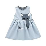 ワンピース 子供服 Timsa 日韓風 ベイビー服 子供服 女の子 ドレス ノースリーブ 猫柄 可愛い サンドレス オシャレ プリンセス スカート 洋服 通園 発表会 旅行 記念日 プレゼント キッズ