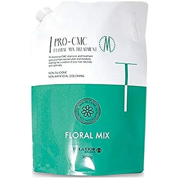 千代田化学 デラクシオ プロ CMC フローラルミックス シャンプー 3000ml＋トリートメント 3000g 各2個セット まとめ買い ヘアケア 無着色 シリコンフリー ノンシリコン 送料無料 Amazon | 千代田化学 デラクシオ プロ CMC フローラルミックス
