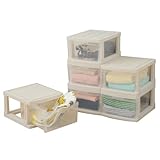 EMING(エミング) 引き出し収納ケース(6個組) ミルクティー EM1-6(MT)