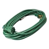 Master Electrician 02352-05ME 20-Foot 16/3 Vinyl Landscape Outdoor Extension Cord, Green 20-Feet [並行
