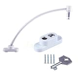 Enjoygo ウィンドウロック 窓 ドア ストッパー セーフティ 安全ロック キー付き 二つセット