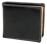 (エムアールユー) Mru 財布 メンズ 二つ折り財布 革 牛革 ステッチ ツートーンカラー ...