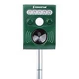 猫よけ Kingstar アニマルバリア 動物撃退器 ソーラー式/USB給電 バージョンUP 超音波 LED強力フラッシュライト IP44防水防塵 動物撃退装置 猫よけ 害獣撃退 退治 駆除 設置簡単