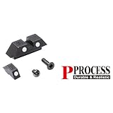 GUARDER スチール ナイトサイトセット 東京マルイ G18C 用（ホワイトドット） GLOCK-42(WHITE)