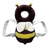 来慶(ライケイ) 赤ちゃん セーフティー ヘッドガード リュックタイプ 転倒 安全 室内 乳幼児用 保護枕 (ミツバチ)