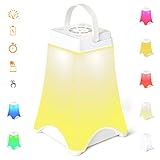 autien LEDタッチコントロールライト子供、充電式ナイトライト授乳用、アウトドアテントキャンプランタン、タイマー設定、子供7色おもちゃNightlight