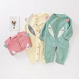 ベビー服 乳児服 ロンパース カバーオール ふわふわ 着ぐるみ パジャマ 冬 クリスマス (59cm/1-3ヶ月)