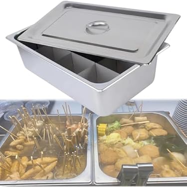 焚*く様 おでん鍋　業務用　４ツ仕切り まとめ売り 8個セット Amazon.co.jp 売れ筋ランキング: おでん鍋 の中で最も人気のある商品です