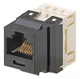 Panduit NK688MBL Category-6 8-Wire Jack Module, Black, 4-Pair [並行輸入品]