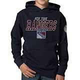 NHL New York Rangers Playballパーカージャケット、Fallネイビー L